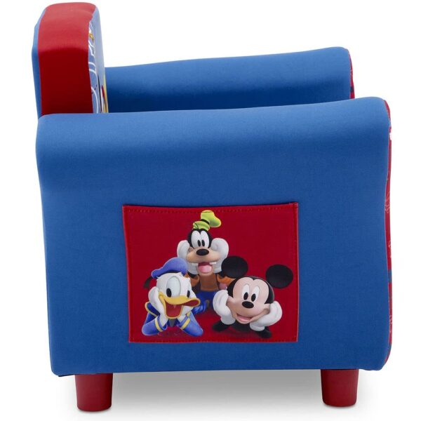 Discover the Disney Mickey Mouse Upholstered Chair by Delta Children – a durable, cozy, and vibrant toddler chair perfect for kids aged 3-6!