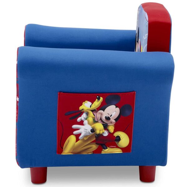 Discover the Disney Mickey Mouse Upholstered Chair by Delta Children – a durable, cozy, and vibrant toddler chair perfect for kids aged 3-6!