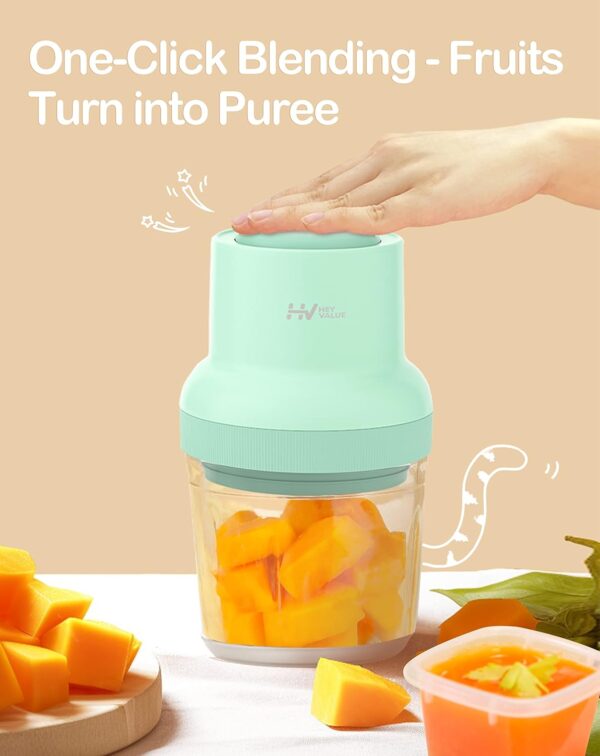 Prep fresh baby meals with ease! HEYVALUE 13-in-1 Baby Food Maker offers BPA-free, safe blending and storage for nutritious, homemade meals.