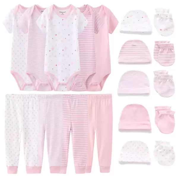 Kiddiezoom Unisex Baby Layette Essentials Giftset Clothing Set 19-Piece