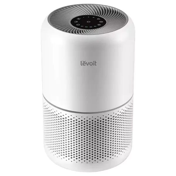 LEVOIT Air Purifier for Home Allergies Pets Hair in Bedroom, Covers Up to 1095 Sq.Foot Powered by 45W High Torque Motor, 3-in-1 Filter, Remove Dust Smoke Pollutants Odor, Core 300 / Core300-P, White