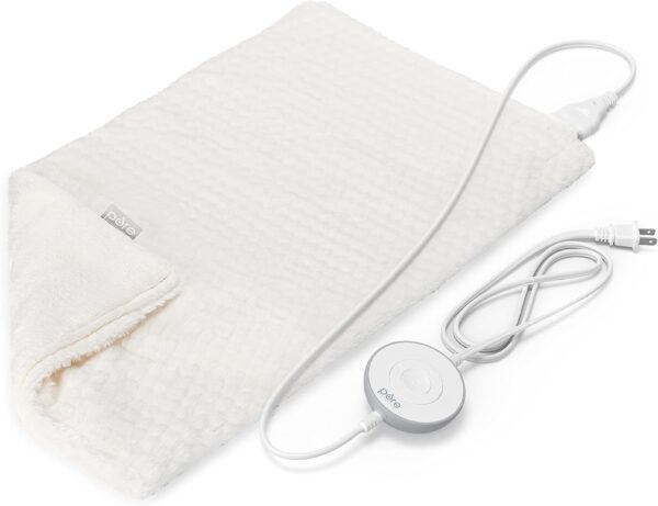 Pure Enrichment Heating Pad, large (12" x 24") with 6 heat settings and a moist heat option, provides powerful relief for back pain, cramps, & muscle soreness. Machine washable & auto-off. FSA/HSA eligible. Back Pain Relief. Arthritis pain relief. Heat Therapy.