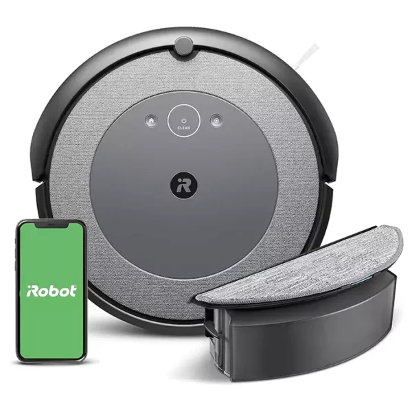 iRobot Roomba Combo i5 Robot Vacuum & Mop - Clean by Room with Smart Mapping, Works with Alexa, Personalized Cleaning Powered OS, Ideal for Pet Hair, Carpet and Hard Floors