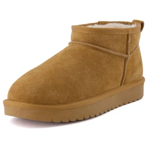 CUSHIONAIRE Hippy Ankle Boots For Women. Real suede, faux fur lining, & comfy memory foam. Effortless pull-on, platform lift. Perfect for fall, winter, & all-day comfort. Ankle Boots & Booties for Women. Fall outfit ideas. Winter outfit ideas. Fall outfits, winter outfits.