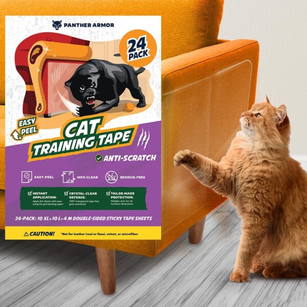 Panther Armor Cat Scratch Deterrent Tape 24 Mega pack