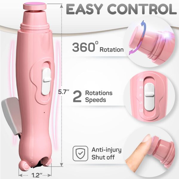 Ledonti Baby Nail Clippers with Light offer safe & gentle trimming for newborns, infants, toddlers, & kids. Rechargeable, quiet motor, LED light for perfect visibility. Complete baby nail care kit (optional). Baby Nail Trimmer Electric Rechargeable. Electric Nail File Baby. Newborn Baby essentials. Newborn Baby Gift Ideas.