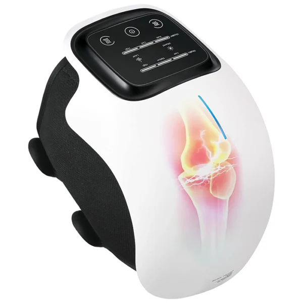 Ouvby Knee Massager uses heat & vibration to relieve knee pain, stiffness & improve circulation. It's adjustable, portable, rechargeable, & features an LED display. Knee pain relief. Arthritis pain relief. A perfect gift for mom.