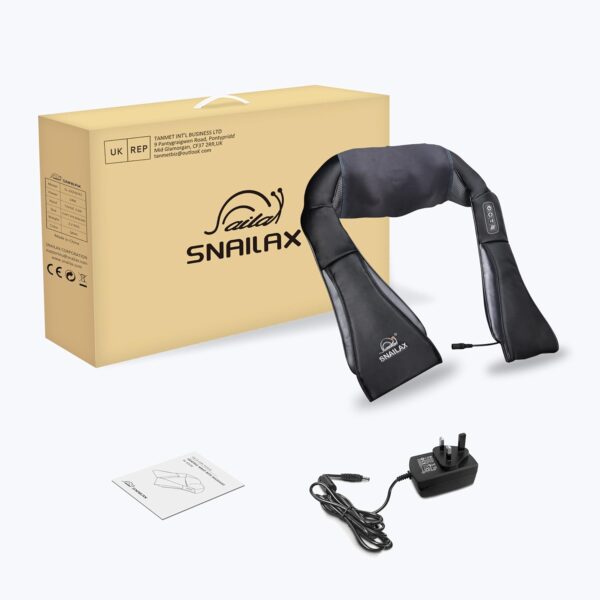 The Snailax Shiatsu Neck Massager with Heat offers deep tissue massage, soothing heat, & adjustable intensity for neck, shoulder, back, & leg pain relief. Portable & ideal for home, office, or car! Neck and Shoulder Massager. Back Massager. Electric Massager. Heat Therapy. Perfect Gift For Mom.