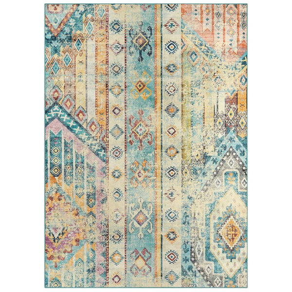 The Wonnitar Boho Tribal Area Rugs for Living Room bring chic boho style & easy care to any room. ️ Ultra-thin, soft, stain-resistant, pet-friendly, Machine washable, & with a luxurious flannel feel, they're perfect for living rooms, bedrooms, kitchens, & more! 