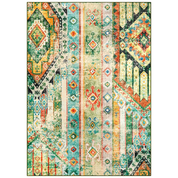 The Wonnitar Boho Tribal Area Rugs for Living Room bring chic boho style & easy care to any room. ️ Ultra-thin, soft, stain-resistant, pet-friendly, Machine washable, & with a luxurious flannel feel, they're perfect for living rooms, bedrooms, kitchens, & more! 