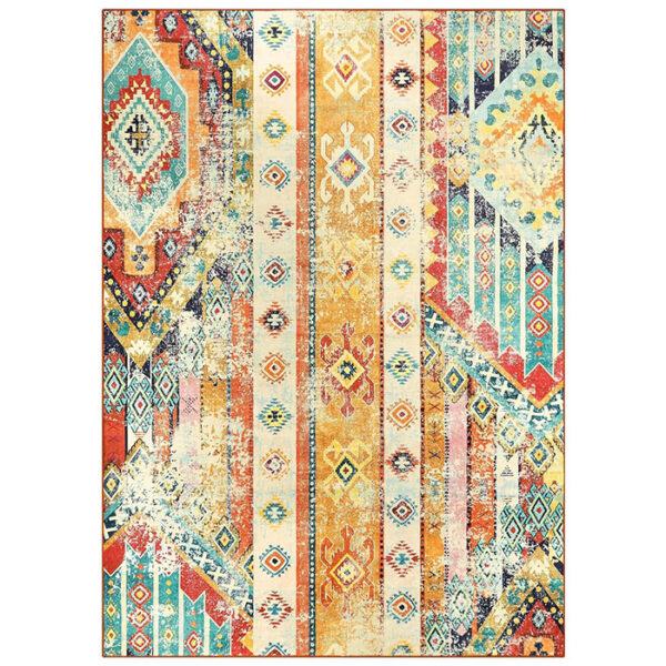 The Wonnitar Boho Tribal Area Rugs for Living Room bring chic boho style & easy care to any room. ️ Ultra-thin, soft, stain-resistant, pet-friendly, Machine washable, & with a luxurious flannel feel, they're perfect for living rooms, bedrooms, kitchens, & more! 