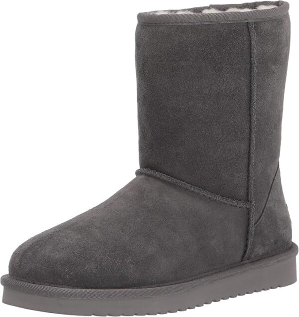 Stay cozy and stylish with Koolaburra by UGG Koola Short Boots for Women – suede, faux fur lining, and EVA soles. Perfect for winter warmth!