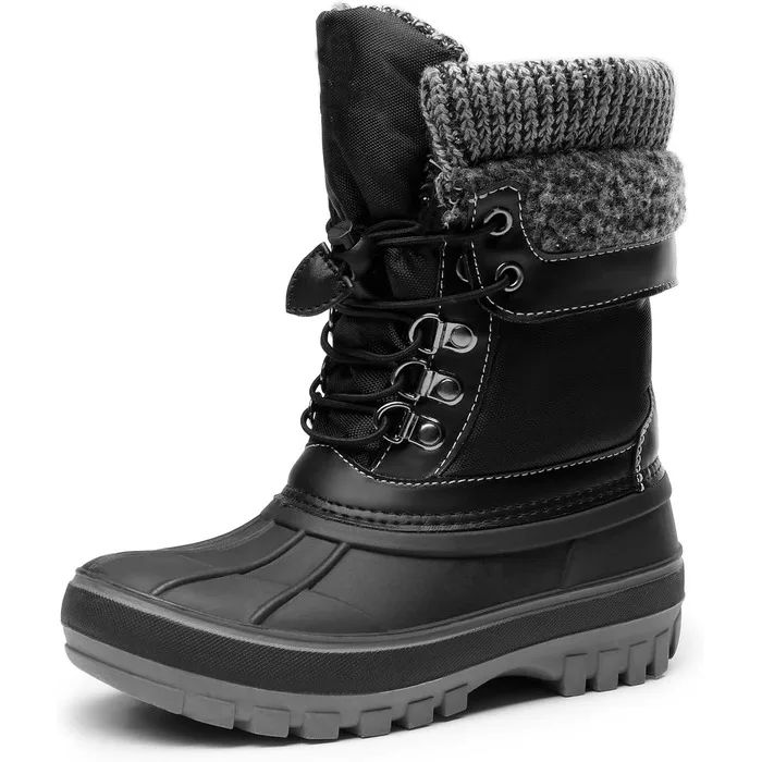 Dream Pairs Kids Snow Boots Insulated Waterproof for Winter
