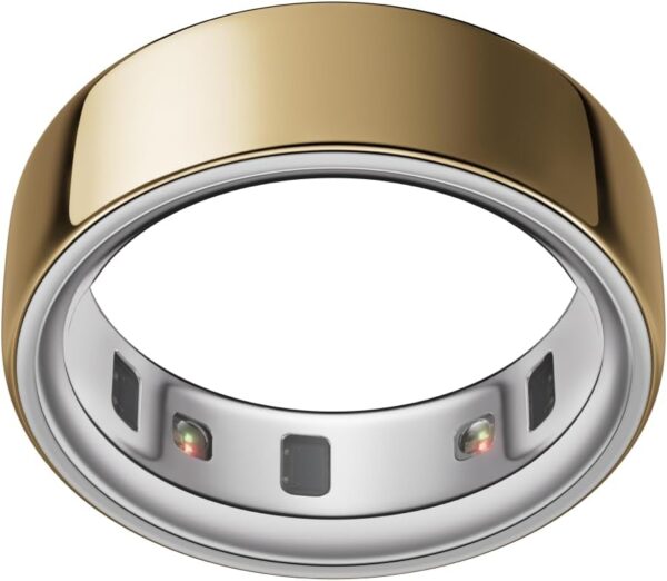 Track sleep, heart rate, and stress with the sleek Oura Ring 4 Gold Smart Ring. Stylish, durable, and smart with 8-day battery life.