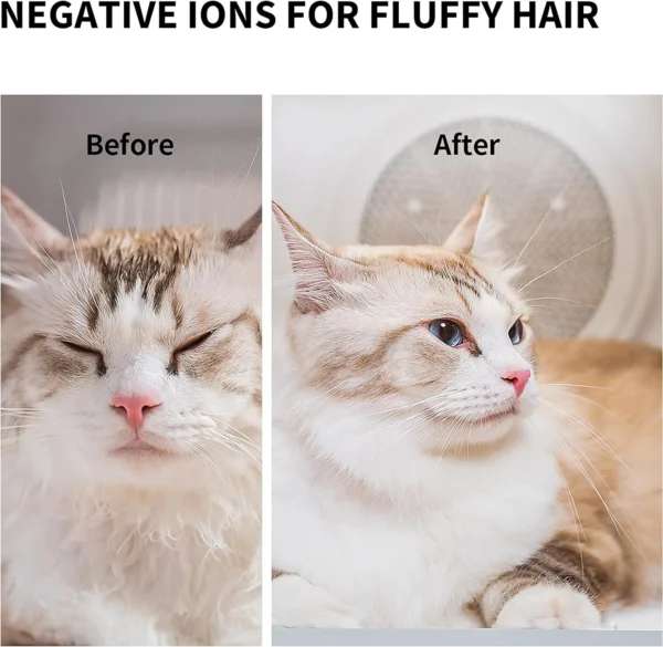 Dry your pet’s hair effortlessly with PETKIT AIRSALON MAX Automatic Pet Hair Drying Box. Ultra-quiet, spacious, app-controlled for safe grooming.