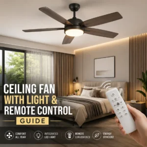 Ceiling Fan With Light and Remote Control Guide for a Beautiful, Comfortable Home