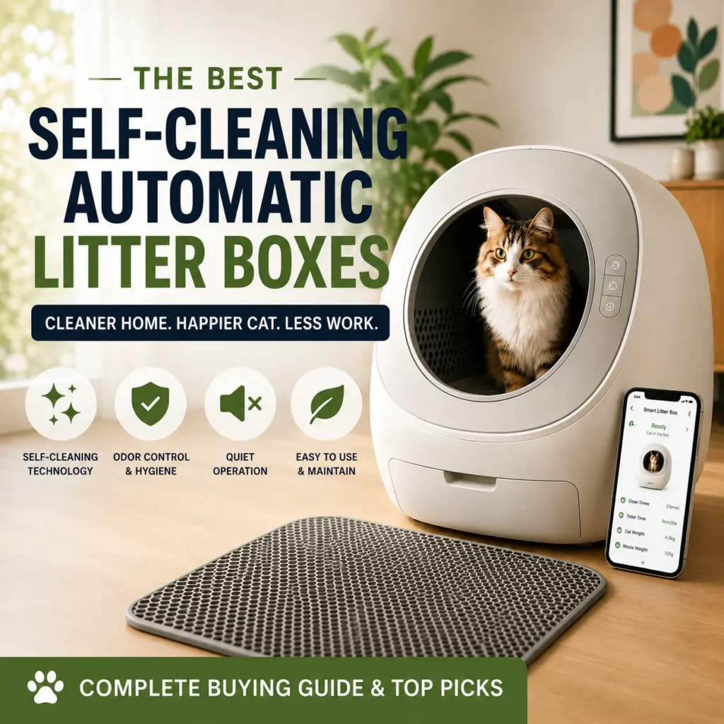 The best self-cleaning automatic litter boxes for your home well-being