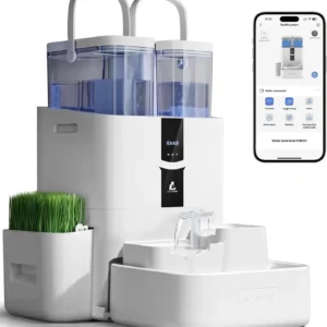 LALAHOME Cat Water Fountain 10L — WiFi, Self-Cleaning